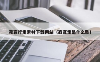 灵宝寂寞行走素材下载网站（寂寞走是什么歌）